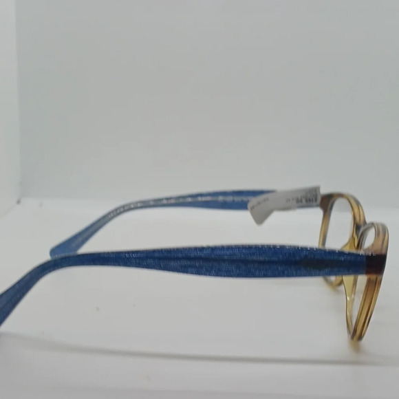 NWT WOMEN'S RALPH LAUREN EYEGLASS FRAMES 7083 TORTOISE BLUE - Picture 5 of 6